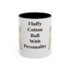 11oz Funny Bichon Frise Mug, Fluffy Cotton Ball With Personality, Vintage Dog Coffee Mug, Dog Lover Gift