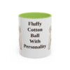 11oz Funny Bichon Frise Mug, Fluffy Cotton Ball With Personality, Vintage Dog Coffee Mug, Dog Lover Gift