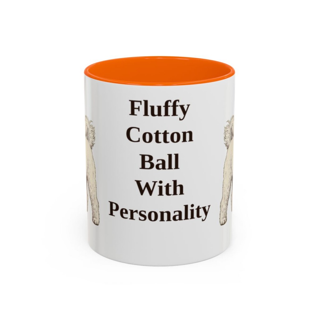 11oz Funny Bichon Frise Mug, Fluffy Cotton Ball With Personality, Vintage Dog Coffee Mug, Dog Lover Gift