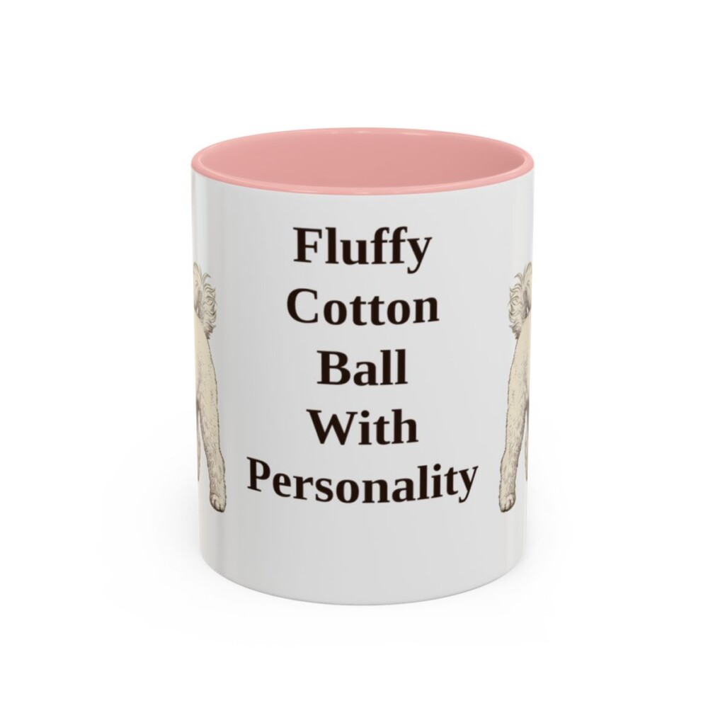 11oz Funny Bichon Frise Mug, Fluffy Cotton Ball With Personality, Vintage Dog Coffee Mug, Dog Lover Gift