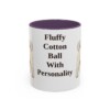 11oz Funny Bichon Frise Mug, Fluffy Cotton Ball With Personality, Vintage Dog Coffee Mug, Dog Lover Gift