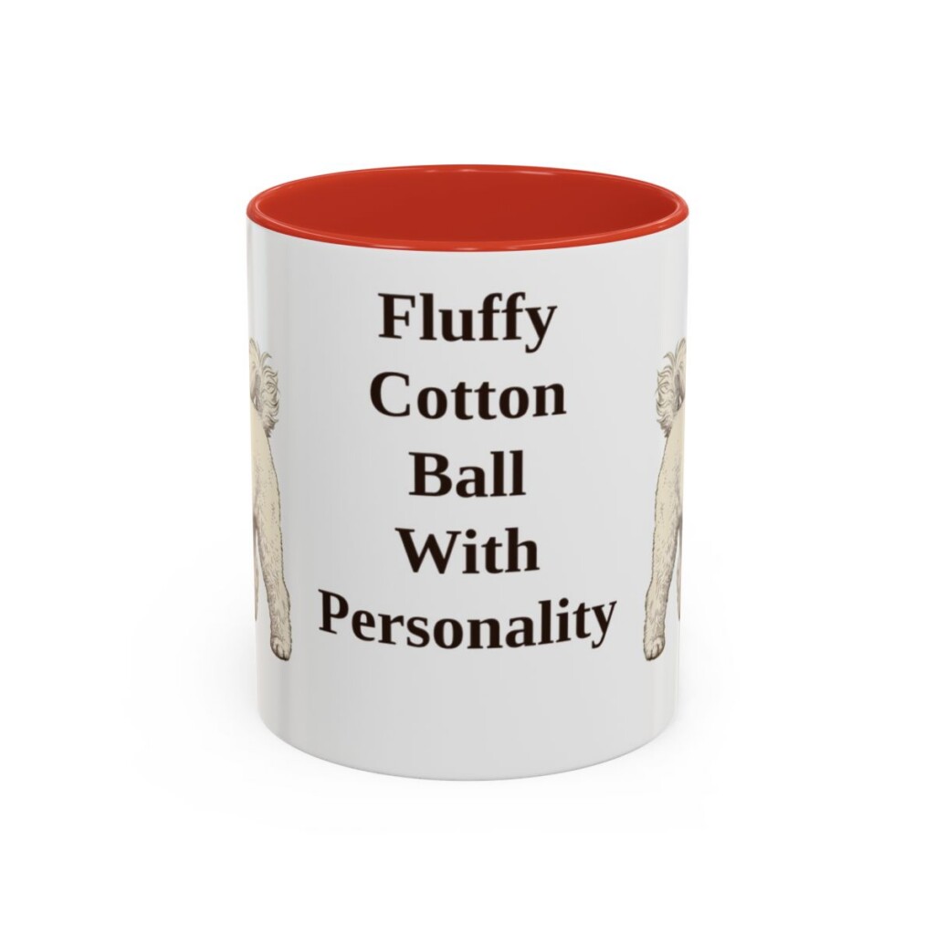 11oz Funny Bichon Frise Mug, Fluffy Cotton Ball With Personality, Vintage Dog Coffee Mug, Dog Lover Gift