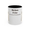 11oz Bichon Frise Latin Mug, Bichon Frise, Vintage Dog Coffee Mug, Dog Lover Gift