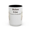 bichon-frise-mug-latin-black-front-3 15oz Bichon Frise Latin Mug, Bichon Frise, Vintage Dog Coffee Mug, Dog Lover Gift