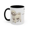 11oz Bichon Frise Latin Mug, Bichon Frise, Vintage Dog Coffee Mug, Dog Lover Gift