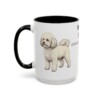 bichon-frise-mug-latin-black-left-3 15oz Bichon Frise Latin Mug, Bichon Frise, Vintage Dog Coffee Mug, Dog Lover Gift