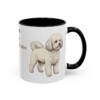 11oz Bichon Frise Latin Mug, Bichon Frise, Vintage Dog Coffee Mug, Dog Lover Gift