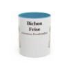 11oz Bichon Frise Latin Mug, Bichon Frise, Vintage Dog Coffee Mug, Dog Lover Gift
