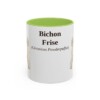 11oz Bichon Frise Latin Mug, Bichon Frise, Vintage Dog Coffee Mug, Dog Lover Gift