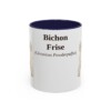 11oz Bichon Frise Latin Mug, Bichon Frise, Vintage Dog Coffee Mug, Dog Lover Gift