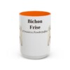 bichon-frise-mug-latin-orange-3 15oz Bichon Frise Latin Mug, Bichon Frise, Vintage Dog Coffee Mug, Dog Lover Gift