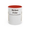 11oz Bichon Frise Latin Mug, Bichon Frise, Vintage Dog Coffee Mug, Dog Lover Gift