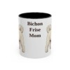 11oz Bichon Frise Dog Mom Mug, Vintage Sketch Coffee Mug, Dog Mom Gift