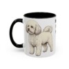 11oz Bichon Frise Dog Mom Mug, Vintage Sketch Coffee Mug, Dog Mom Gift