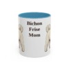 11oz Bichon Frise Dog Mom Mug, Vintage Sketch Coffee Mug, Dog Mom Gift