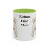 11oz Bichon Frise Dog Mom Mug, Vintage Sketch Coffee Mug, Dog Mom Gift