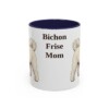 11oz Bichon Frise Dog Mom Mug, Vintage Sketch Coffee Mug, Dog Mom Gift