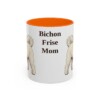 11oz Bichon Frise Dog Mom Mug, Vintage Sketch Coffee Mug, Dog Mom Gift
