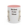 11oz Bichon Frise Dog Mom Mug, Vintage Sketch Coffee Mug, Dog Mom Gift