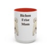 bichon-frise-mug-mom-red-3 15oz Bichon Frise Dog Mom Mug, Vintage Sketch Coffee Mug, Dog Mom Gift