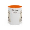 11oz Bichon Frise Mug, Vintage Dog Portrait Coffee Mug, Dog Lover Gift