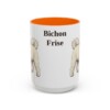 15oz Bichon Frise Mug, Vintage Dog Portrait Coffee Mug, Dog Lover Gift