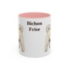 11oz Bichon Frise Mug, Vintage Dog Portrait Coffee Mug, Dog Lover Gift