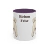 11oz Bichon Frise Mug, Vintage Dog Portrait Coffee Mug, Dog Lover Gift