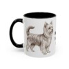11oz Biewer Terrier Dog Dad Mug, Vintage Sketch Coffee Mug, Dog Dad Gift