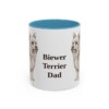 11oz Biewer Terrier Dog Dad Mug, Vintage Sketch Coffee Mug, Dog Dad Gift