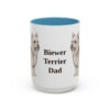 15oz Biewer Terrier Dog Dad Mug, Vintage Sketch Coffee Mug, Dog Dad Gift