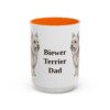 15oz Biewer Terrier Dog Dad Mug, Vintage Sketch Coffee Mug, Dog Dad Gift