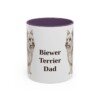 11oz Biewer Terrier Dog Dad Mug, Vintage Sketch Coffee Mug, Dog Dad Gift