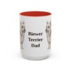15oz Biewer Terrier Dog Dad Mug, Vintage Sketch Coffee Mug, Dog Dad Gift