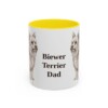 11oz Biewer Terrier Dog Dad Mug, Vintage Sketch Coffee Mug, Dog Dad Gift