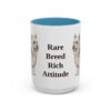 15oz Funny Biewer Terrier Mug, Rare Breed Rich Attitude, Vintage Dog Coffee Mug, Dog Lover Gift