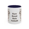biewer-terrier-mug-humor-navy-1 11oz Funny Biewer Terrier Mug, Rare Breed Rich Attitude, Vintage Dog Coffee Mug, Dog Lover Gift