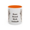 biewer-terrier-mug-humor-orange-1 11oz Funny Biewer Terrier Mug, Rare Breed Rich Attitude, Vintage Dog Coffee Mug, Dog Lover Gift