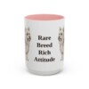 15oz Funny Biewer Terrier Mug, Rare Breed Rich Attitude, Vintage Dog Coffee Mug, Dog Lover Gift