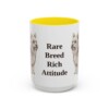 15oz Funny Biewer Terrier Mug, Rare Breed Rich Attitude, Vintage Dog Coffee Mug, Dog Lover Gift