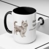 15oz Biewer Terrier Latin Mug, Biewer Terrier, Vintage Dog Coffee Mug, Dog Lover Gift