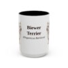 15oz Biewer Terrier Latin Mug, Biewer Terrier, Vintage Dog Coffee Mug, Dog Lover Gift