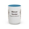 15oz Biewer Terrier Latin Mug, Biewer Terrier, Vintage Dog Coffee Mug, Dog Lover Gift