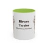 11oz Biewer Terrier Latin Mug, Biewer Terrier, Vintage Dog Coffee Mug, Dog Lover Gift