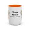 15oz Biewer Terrier Latin Mug, Biewer Terrier, Vintage Dog Coffee Mug, Dog Lover Gift