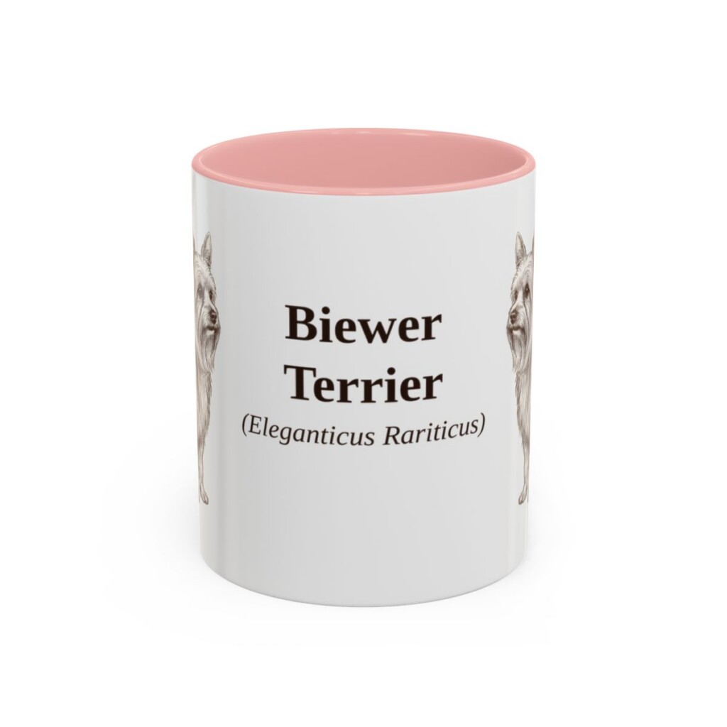 11oz Biewer Terrier Latin Mug, Biewer Terrier, Vintage Dog Coffee Mug, Dog Lover Gift