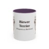 11oz Biewer Terrier Latin Mug, Biewer Terrier, Vintage Dog Coffee Mug, Dog Lover Gift