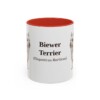 11oz Biewer Terrier Latin Mug, Biewer Terrier, Vintage Dog Coffee Mug, Dog Lover Gift