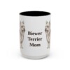 15oz Biewer Terrier Dog Mom Mug, Vintage Sketch Coffee Mug, Dog Mom Gift