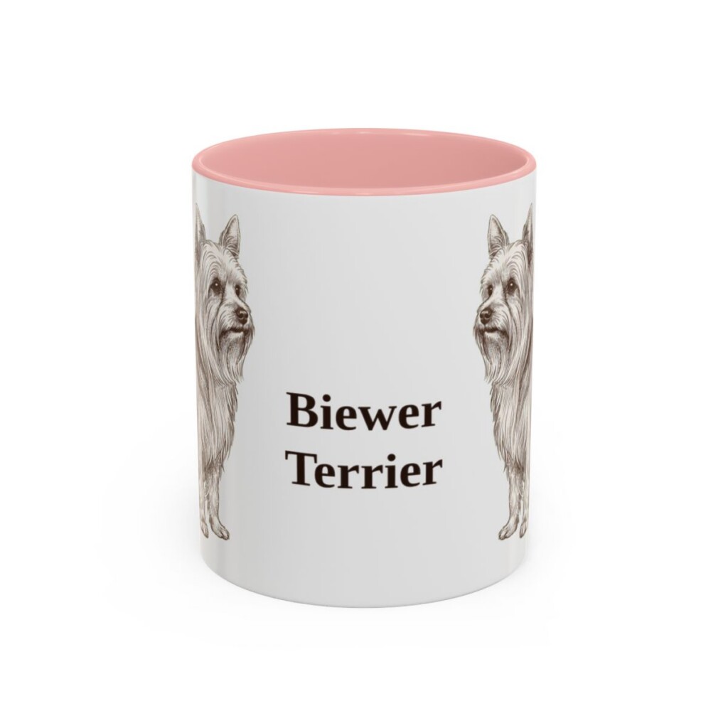 11oz Biewer Terrier Mug, Vintage Dog Portrait Coffee Mug, Dog Lover Gift